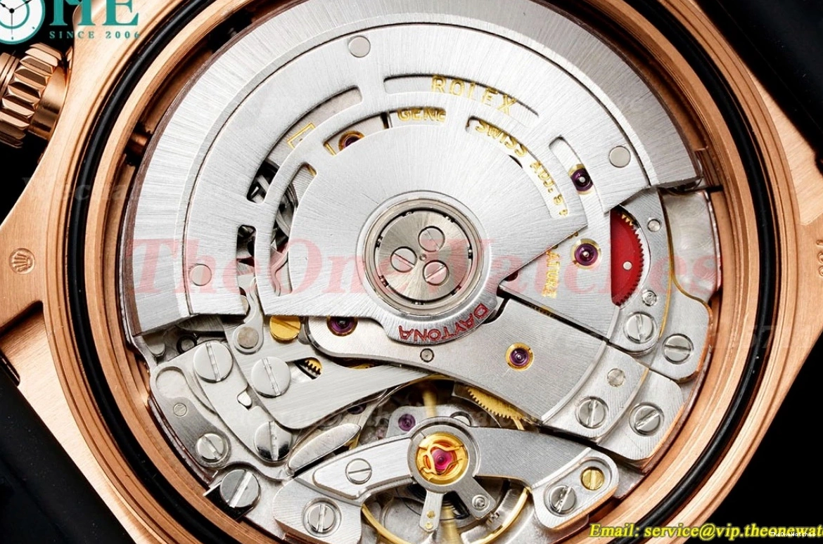 116515 RU RG Dial Black Daytona 904L SA4130 V2 BTF 0518